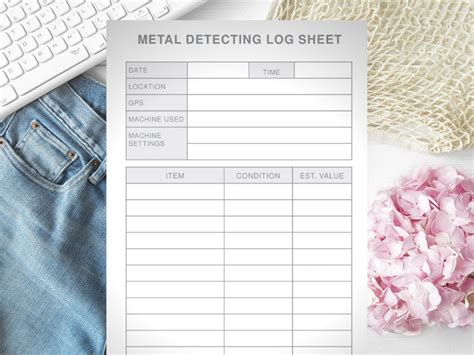 metal detector check sheet template|1. 5. 5 Metal Detector Check .